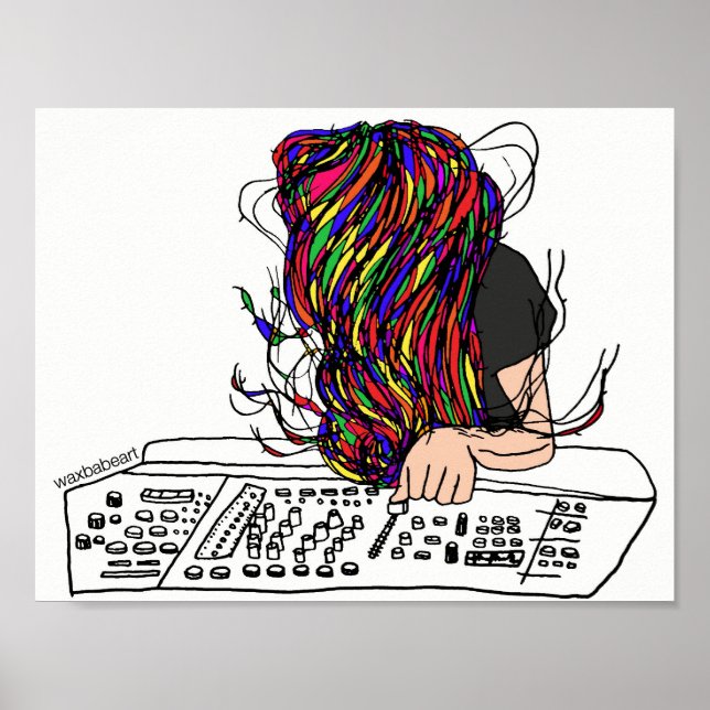 Poster du logo Waxbabe Bassnectar (Devant)