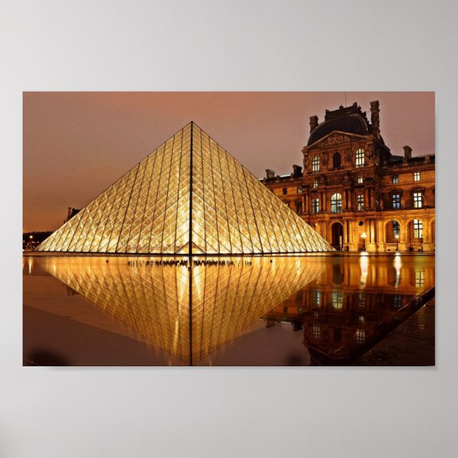 Poster du Louvre, Paris (Devant)