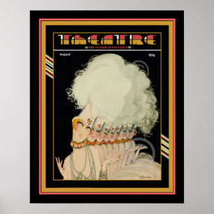 Poster du Magazine Art Déco Théâtre 16 x 20