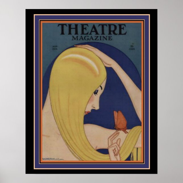 Poster du Magazine Art Déco Théâtre 16 x 20 (Devant)
