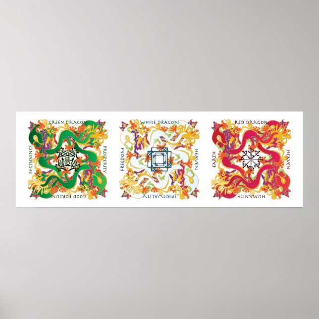 Poster du Maj Jongg Dragons (Devant)