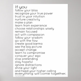 Poster du manifeste Tarot