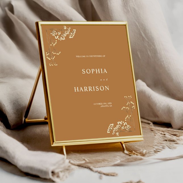 Poster du Mariage de la respiration de Gypsophila  (Créateur téléchargé)