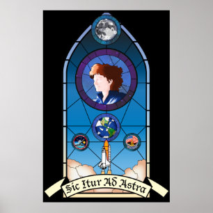 Poster du mémorial Sally Ride