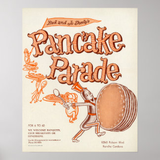 Poster du menu Pancake Parade