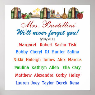 Poster du Merci enseignant - SRF