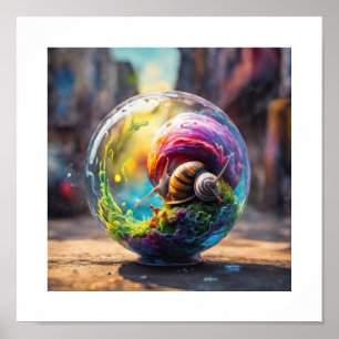 Poster du monde des escargots