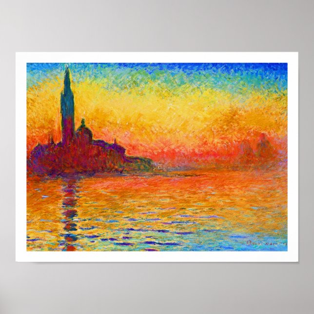Poster du Monet Imprimer : San Giorgio Maggiore à  (Devant)