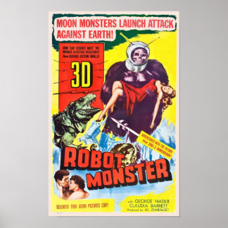 Poster du monstre robotique