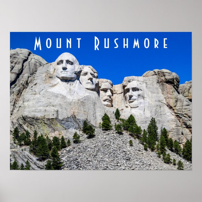 Poster du Mont Rushmore (Devant)