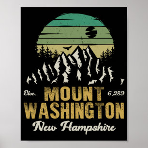 Poster du mont Washington New Hampshire