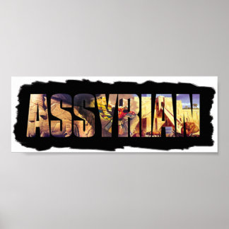 Poster du mot assyrien