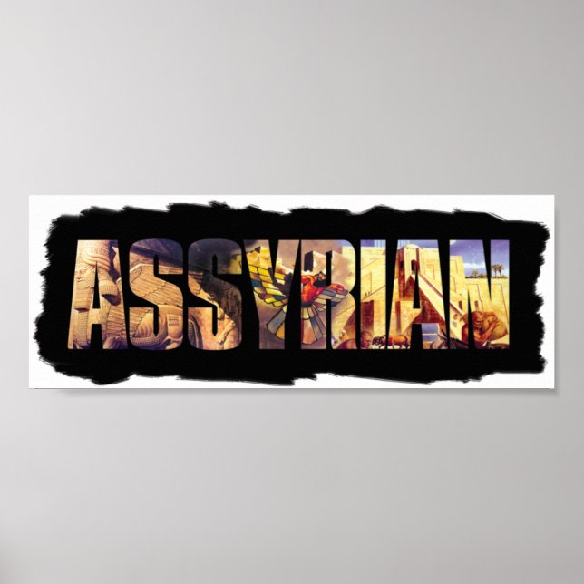 Poster du mot assyrien (Devant)