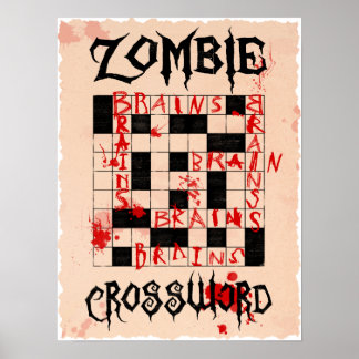 Poster du mot de passe Zombie