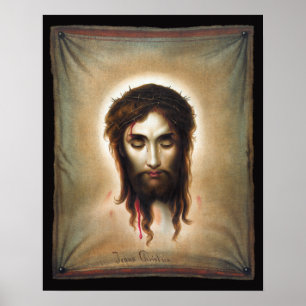 Poster du mouchoir de Veronica (Image du Christ)