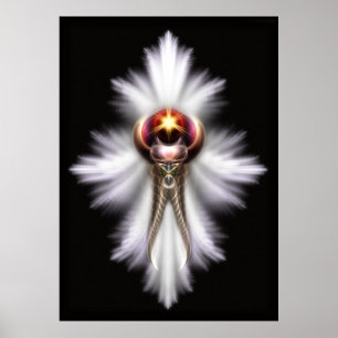 Poster du mur d'art fractal Lypidian II