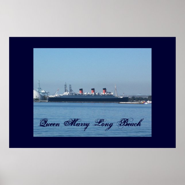 Poster du mur Queen Mary Long Beach (Devant)