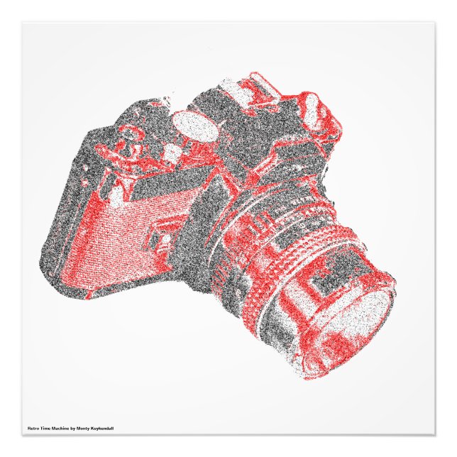 Poster du mur reflex rétro (Devant)