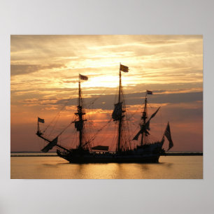 Poster du navire phare Sunset