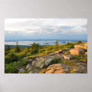 Poster du parc national de la montagne Cadillac Ac
