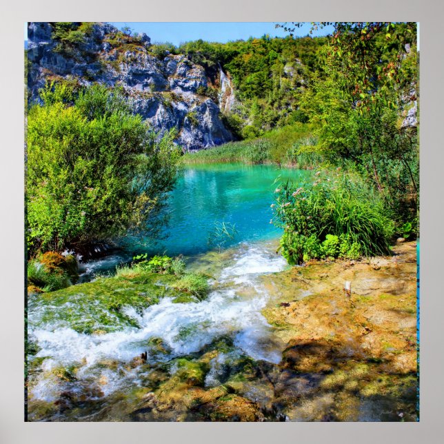 Poster du parc national des Lacs-Plitvice (Devant)