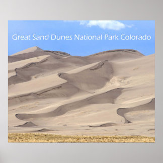 Poster du parc national Great Sand Dunes