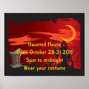 Poster du parti Halloween