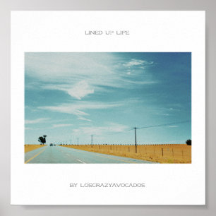 Poster du paysage de Linked Up Life Road