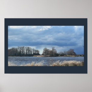 Poster du paysage nuageux