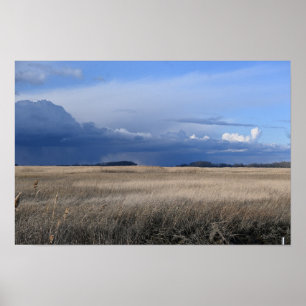 Poster du paysage nuageux