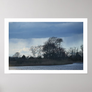 Poster du paysage nuageux