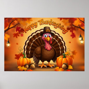 Poster du pèlerin Thanksgiving Turquie