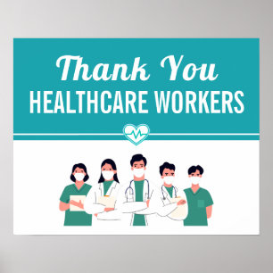Poster du personnel hospitalier du Merci