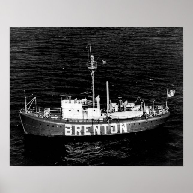 Poster du phare Brenton Reef LV-102/WAL-525 (Devant)
