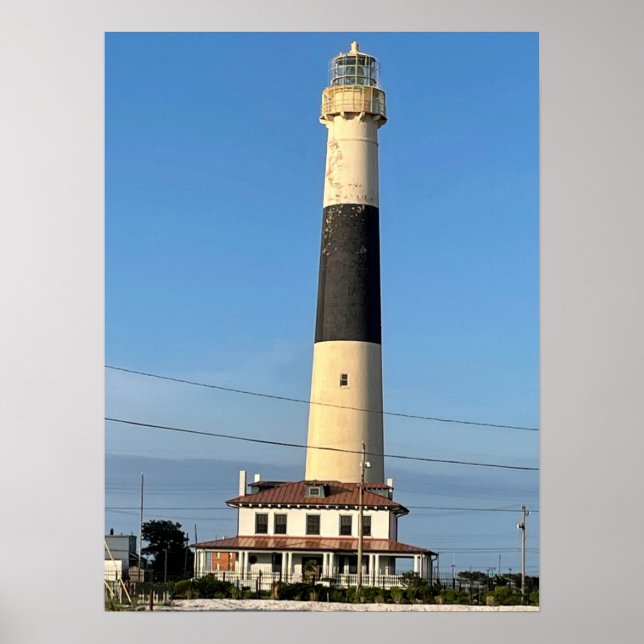 Poster du phare d'Absecon (Devant)