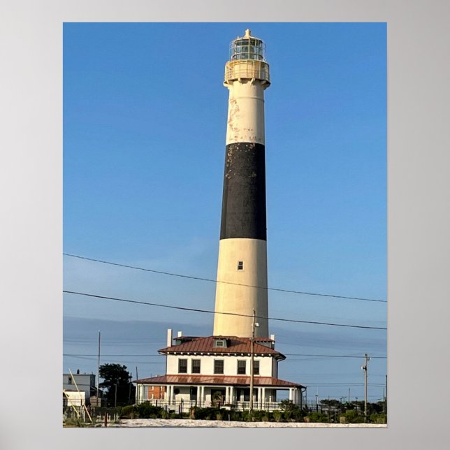 Poster du phare d'Absecon (Devant)
