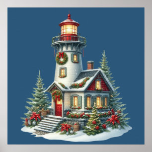 Poster du phare de Noël