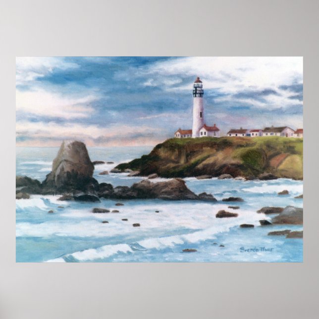 Poster du phare de Pigeon Point (Devant)