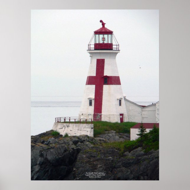 Poster du phare East Quoddy Head (Devant)