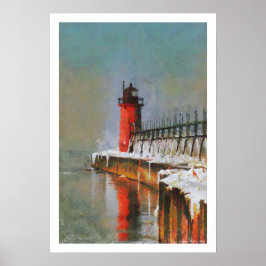 Poster du phare rouge