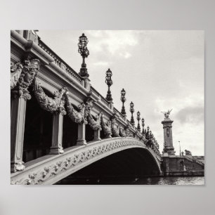 Poster du Pont Alexandre III Paris Bridge