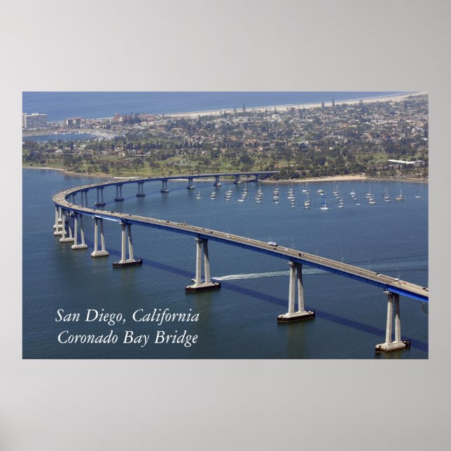 Poster du pont de la baie Coronado (Devant)