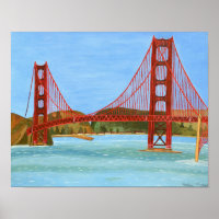 Poster du pont de San Francisco