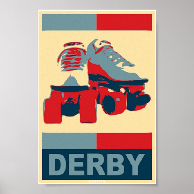 Poster du Pop Art Patriotique Derby (Devant)
