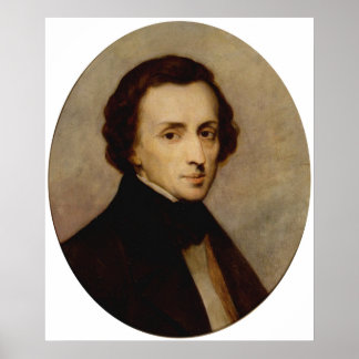 Poster du portrait de Chopin
