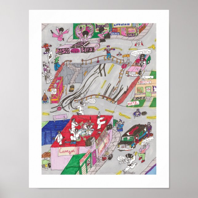 Poster du premier dessin de voltz (Devant)