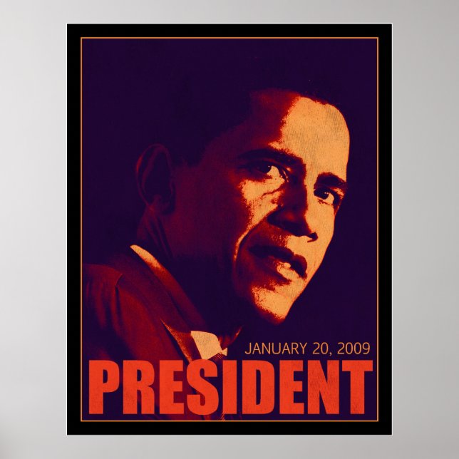 Poster du président Obama (Devant)