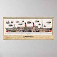 Poster du profil de la passerelle/de l'intérieur d