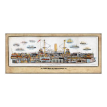 Poster du profil intérieur du Souverain royal HMS/