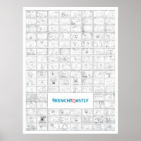 Poster du projet 18 po x 24 po 120 jours, papier b